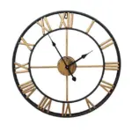 3D Large Roman Numerals Wall Clock Home tag1