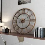 3D Large Roman Numerals Wall Clock Home tag1