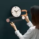 3D Long Decorative Wall Clock for Living Room