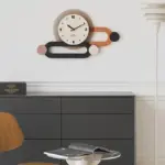 3D Long Decorative Wall Clock for Living Room