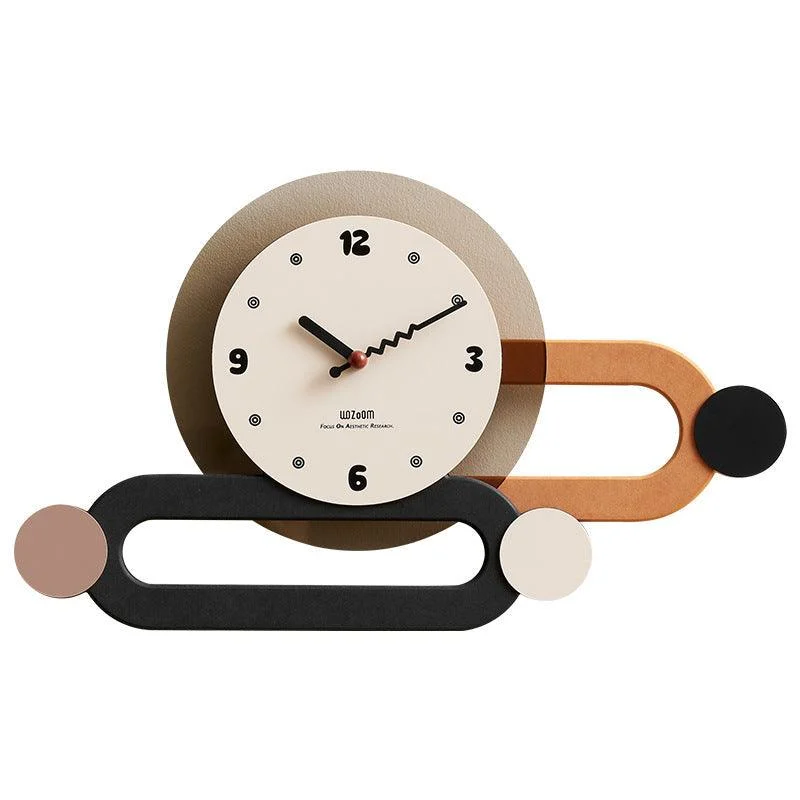 3D Long Decorative Wall Clock for Living Room -