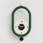 3D Long Pendulum Clock for Living Room