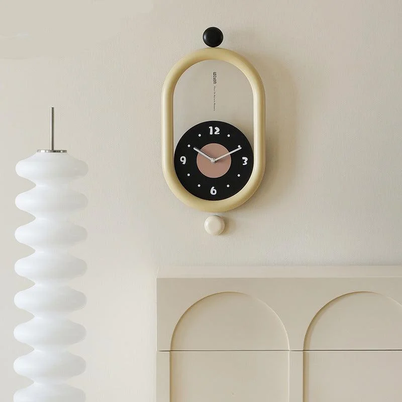 3D Long Pendulum Clock for Living Room -