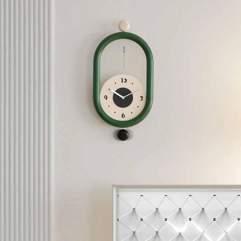 3D Long Pendulum Clock for Living Room -