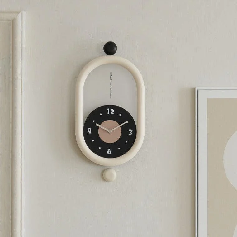 3D Long Pendulum Clock for Living Room -