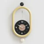 3D Long Pendulum Clock for Living Room