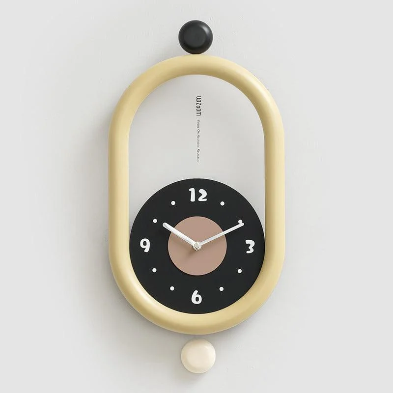 3D Long Pendulum Clock for Living Room -