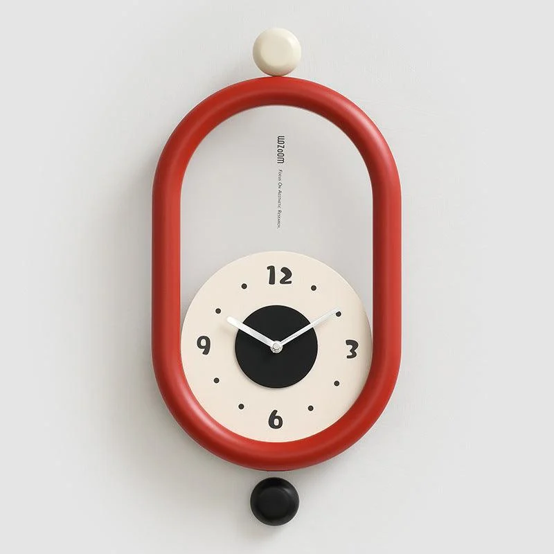 3D Long Pendulum Clock for Living Room -