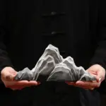3D Oriental Mountain Decor tag1