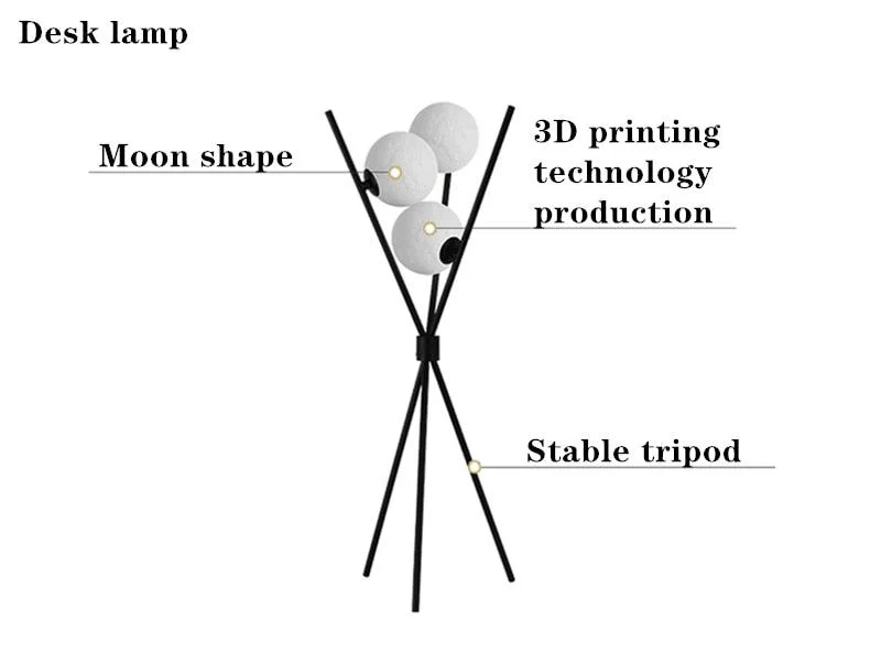 3D Printing Moon Floor Lamp -  - #tag1#