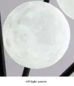 3D Printing Moon Floor Lamp tag1