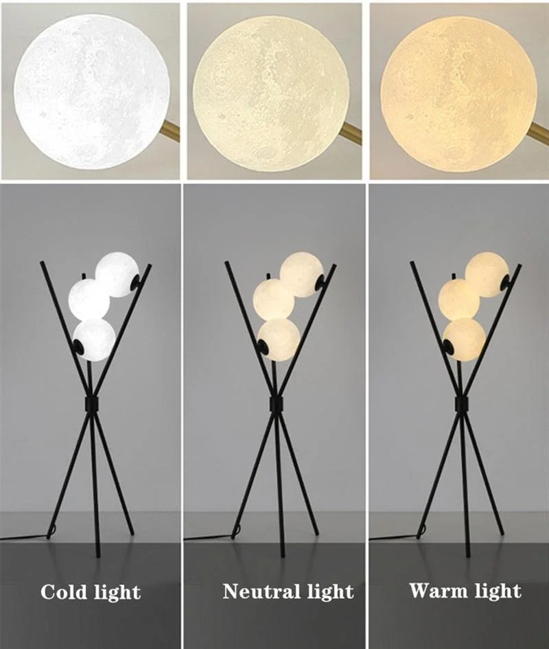 3D Printing Moon Floor Lamp -  - #tag1#