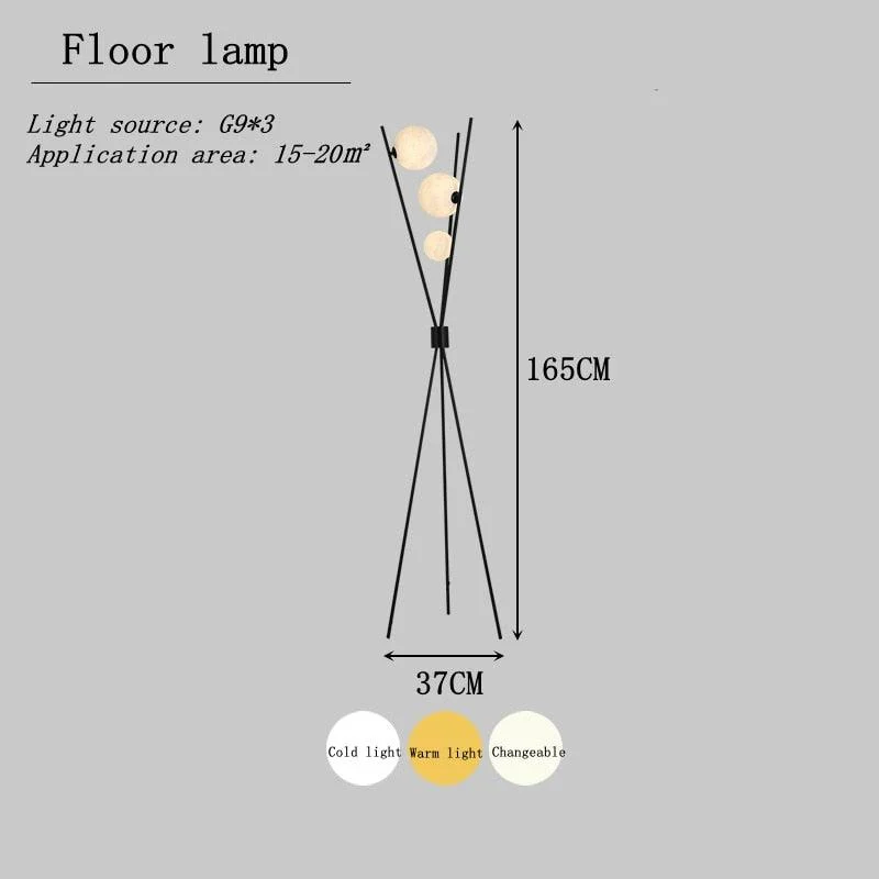 3D Printing Moon Floor Lamp -  - #tag1#
