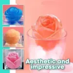 3D Silicone Rose Shape Ice Cube Mold tag1