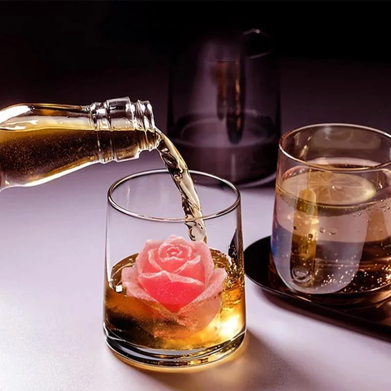 3D Silicone Rose Shape Ice Cube Mold -  - #tag1#