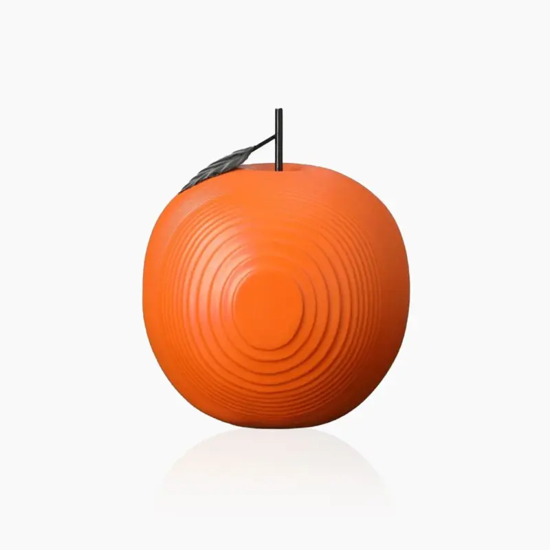 3D Texture Fruit Apple Pear Sculpture