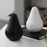 3D Texture Fruit Apple Pear Sculpture