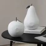3D Texture Fruit Apple Pear Sculpture