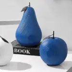 3D Texture Fruit Apple Pear Sculpture