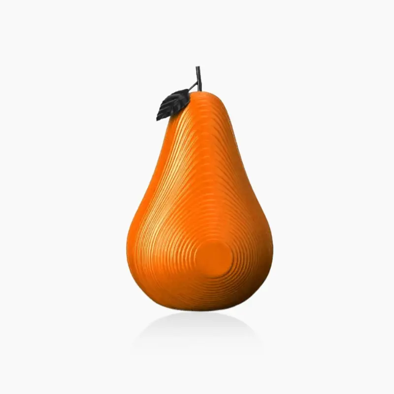 3D Texture Fruit Apple Pear Sculpture