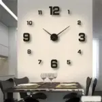 3D Wall Clock Mirror Stickers tag1