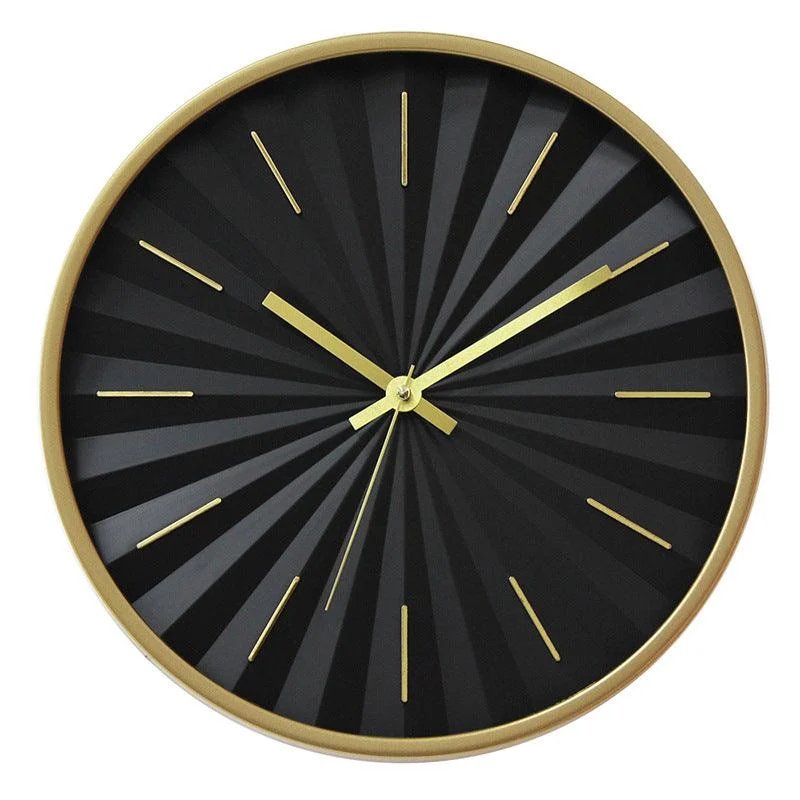 3D Wall Decoration Silent Clock for Bedroom 12 Inches -