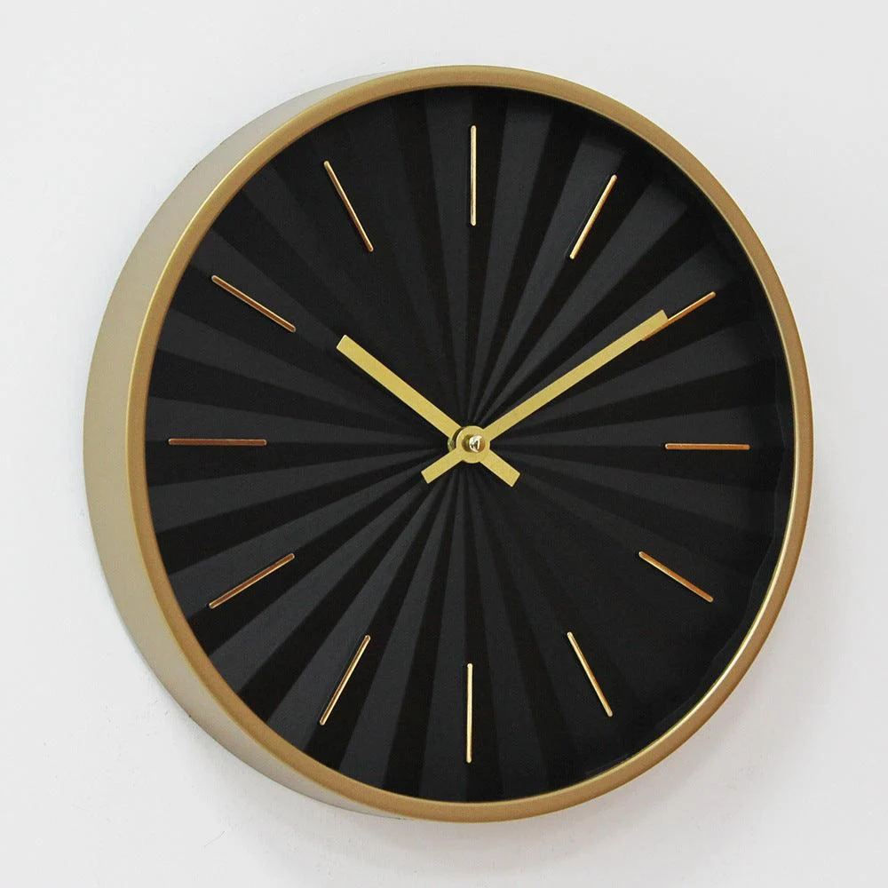 3D Wall Decoration Silent Clock for Bedroom 12 Inches -