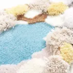 3D Winter Lake Tundra Hand Crafted Rug