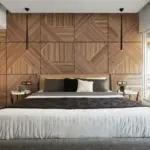 3D Wood Wall Panels Set of 4