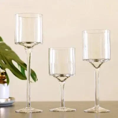 3PCS Crystal Candle Holder Set -  - #tag1#