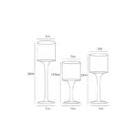 3PCS Crystal Candle Holder Set tag1