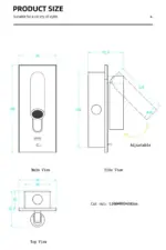 3W Rotating Bedroom Modern Wall Light Sofrey Selects tag1