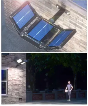 3 Head Motion Sensor Solar Street Lights
