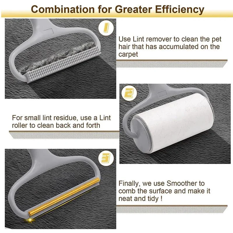 3 IN 1 PORTABLE LINT ROLLER -  - #tag1#