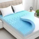 3 Inch Memory Foam Mattress Topper Queen 7 Zone Egg Crate Mattress Topper Queen for Back Pain tag1
