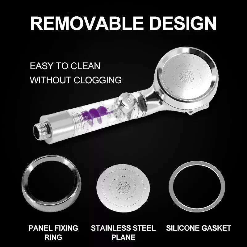 3 Mode Adjustable Turbocharged Shower Head -  - #tag1#