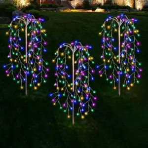 3 Packs Solar Garden Lighting Outdoor Decor