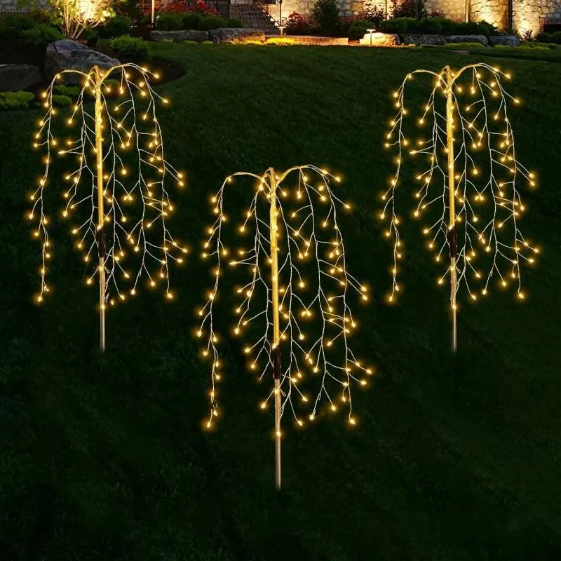 3 Packs Solar Garden Lighting Outdoor Decor -  - #tag1#