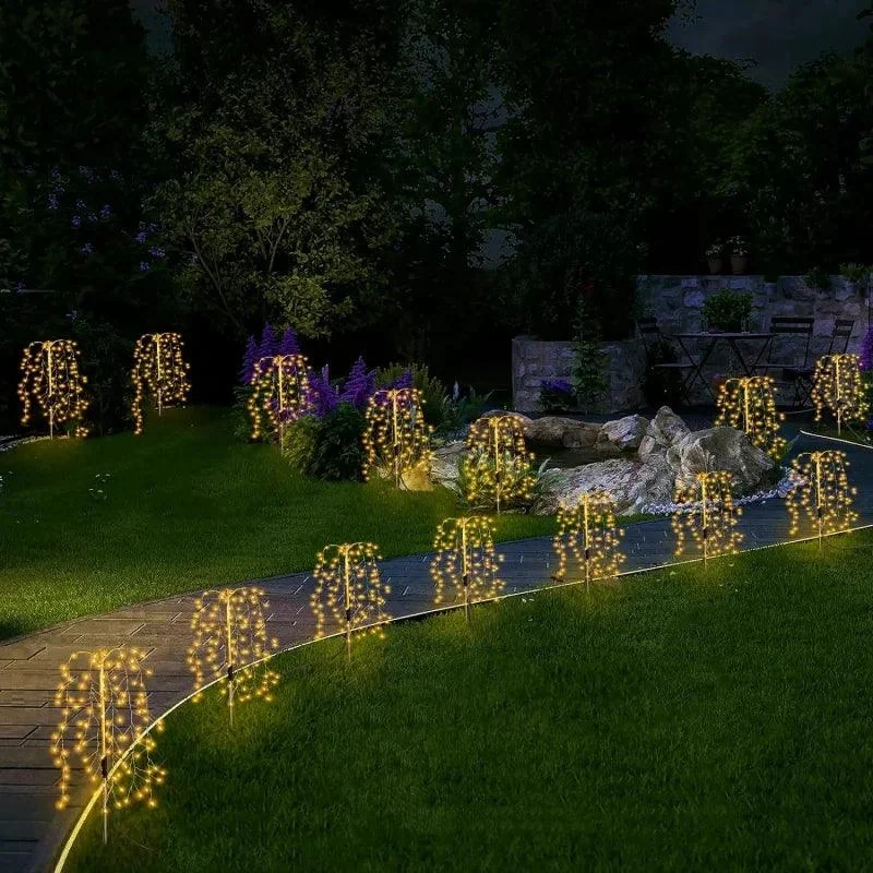3 Packs Solar Garden Lighting Outdoor Decor -  - #tag1#
