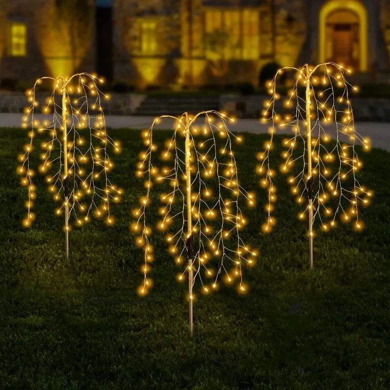 3 Packs Solar Garden Lighting Outdoor Decor -  - #tag1#