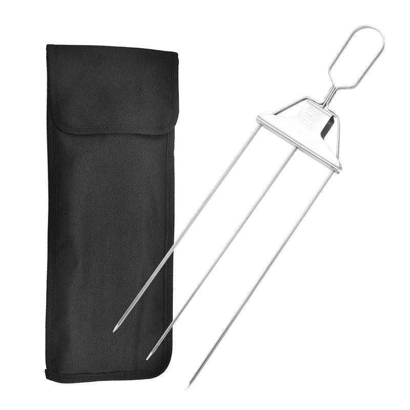 3 Way Grilling Skewers, Stainless Steel Skewers for BBQ -  - #tag1#