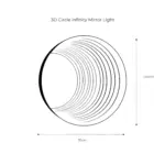 3d-circle-infinity-mirror-light-tischlampe-iron-glass-acryl-rgb-light-xlumina12 3d circle infinity mirror light tischlampe iron glass acryl rgb light xlumina12