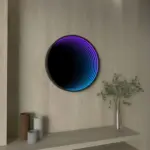 3d-circle-infinity-mirror-light-tischlampe-iron-glass-acryl-rgb-light-xlumina9 3d circle infinity mirror light tischlampe iron glass acryl rgb light xlumina9