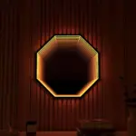 3d infinity mirror light wandleuchte led spiegel xlumina16