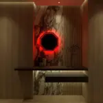 3d infinity mirror light wandleuchte led spiegel xlumina19