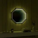 3d infinity mirror light wandleuchte led spiegel xlumina4