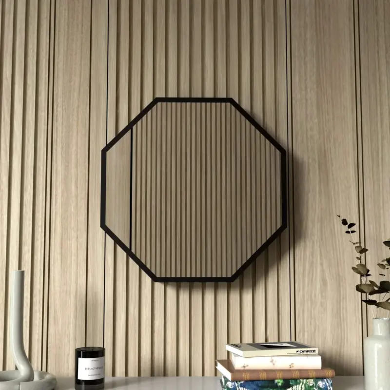 3d infinity mirror light wandleuchte led spiegel xlumina5