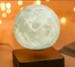 3d printed moon lamp with dual color sensor patchandbagel