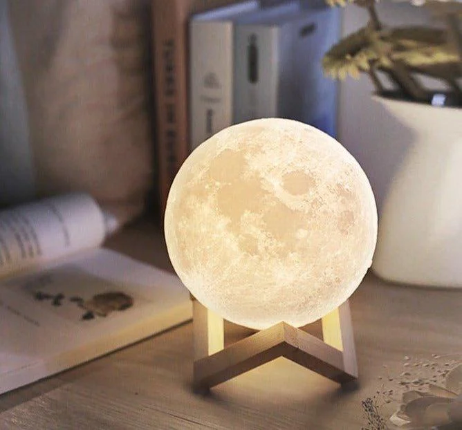 3d Printed Moon Lamp With Dual Color Sensor Patchandbagel 764233