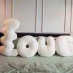 3d sculpture throw pillow and plush cushion patchandbagel